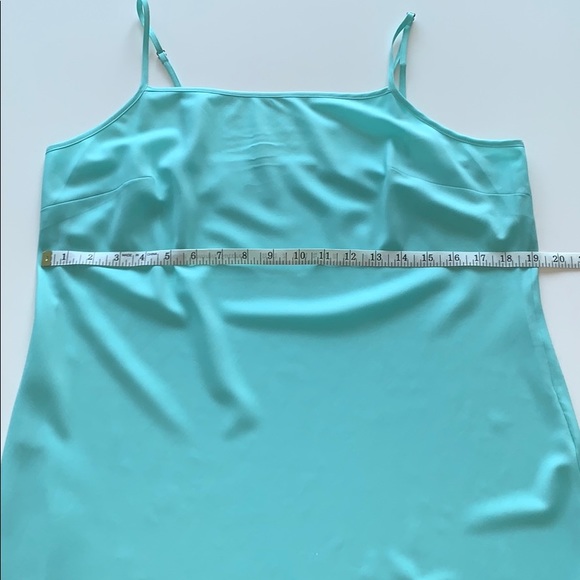Alice by Temperly turquoise 100% silk dress sz 12 - Picture 9 of 14